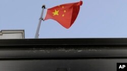 被人縱火焚燒後的中國駐舊金山領事館