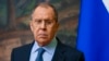 FILE - In this photo released by Russian Foreign Ministry Press Service, Russian Foreign Minister Sergey Lavrov is seen during a news conference in Moscow, April 26, 2022. 