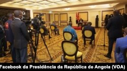 João Lourenço concede entrevista a 12 meios de comunicação social angolanos, Luanda, 9 Junho 2022