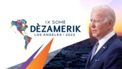 Joe Biden nan 9èm Somè Dèzamerik nan Los Angeles . 