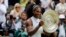 Serena Williams, vencedora do torneio de Wimbledon, Londres, 9 Julho 2016