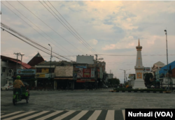 Tugu, tenggara kota Yogya yang terkenal sebagai spot wisata. (Foto: Nurhadi)