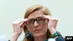 La administradora de USAID, Samantha Power, testifica ante el Comité de Asuntos Exteriores de la Cámara de Representantes, durante una audiencia sobre la solicitud de presupuesto para el año fiscal 2023, en Washington DC, el 17 de mayo de 2022. 