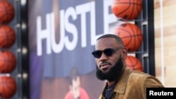 LeBron James nan premyè film "Hustle" la nan vil Los Angeles, 1 Jyen, 2022. 