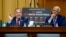 Rep. David Cicilline, D-R.I., left, joined by Rep. Hank Johnson, D-Ga., speaks at a House Judiciary Committee emergency meeting to advance a series of Democratic gun control measures, at the Capitol in Washington, June 2, 2022. 