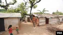 A Rohingya refugee colony in Jammu city, north India, April 12, 2022. (Mir Imran/VOA)