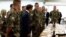 Macron Shares Meal with French, Belgian Troops in Romania 