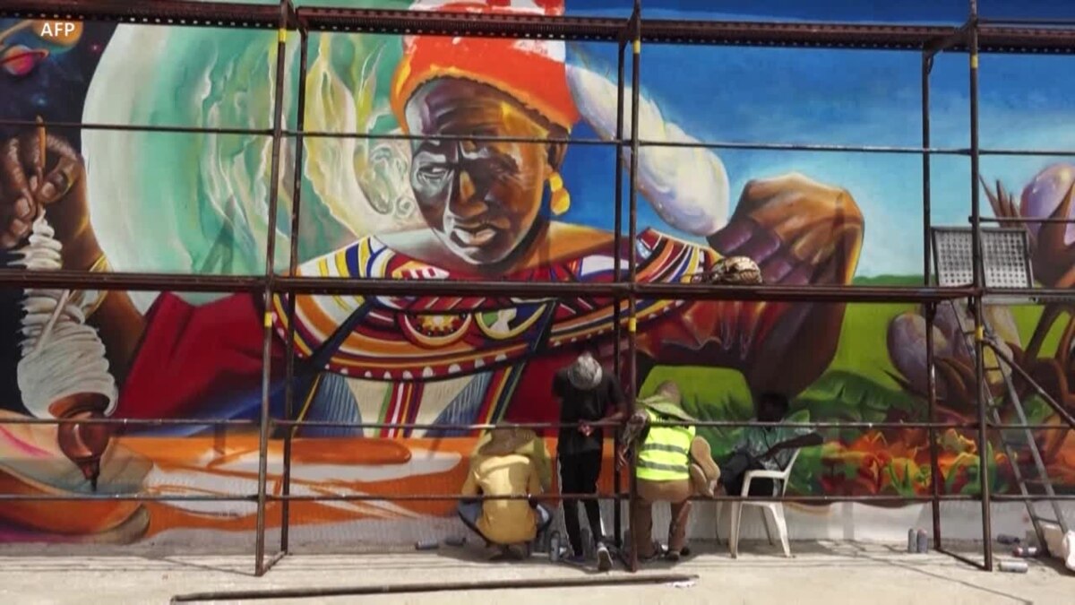 A Cotonou Une Fresque Murale En Qu te D un Record Mondial a-cotonou-une-fresque-murale-en-qu-te-d-un-record-mondial