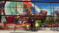 A Cotonou, une fresque murale en quête d'un record mondial