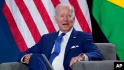 President Joe Biden is pictured during the Summit of the Americas, June 9, 2022, in Los Angeles.
