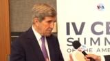 Un frente común contra el cambio climático anunció John Kerry en la Cumbre de las Américas