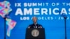 ប្រធានាធិបតី​សហរដ្ឋ​អាមេរិក​លោក Joe Biden ថ្លែង​បើក​​កិច្ចប្រជុំ​កំពូល​​ទ្វីប​អាមេរិក (Summit of the Americas) ​នៅ​​ក្នុង​ទីក្រុងLos Angeles រដ្ឋ California កាល​ពី​ថ្ងៃ​ទី​៨ ខែ​មិថុនា ឆ្នាំ​២០២២។