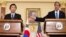 US Secretary of State John Kerry, right, with South Korean FM Yun Byung-Se, in Washington April 2, 2013