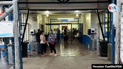 Las juntas receptoras de votos cerraron a las 6:00 pm. hora local en Costa Rica. Foto Houston Castillo, VOA