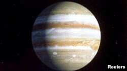 تصویر کامپیوتری از سیاره مشتری - آرشیو