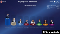 Rezultati predsedničkih izbora u Srbiji održanih 3. aprila 2022 na osnovu 97,54 odsto biračkog materijala, objavljeni na sajtu Repubičke izborne komisije u 21.15 sati, 4. aprila 2022.