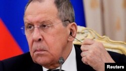 ARHIVA - Ruski šef diplomatije Sergej Lavrov na konferenciji za novinare u Moskvi, 4. aprila 2022. (Foto: Reuters/Alexander Zemlianichenko/Pool)