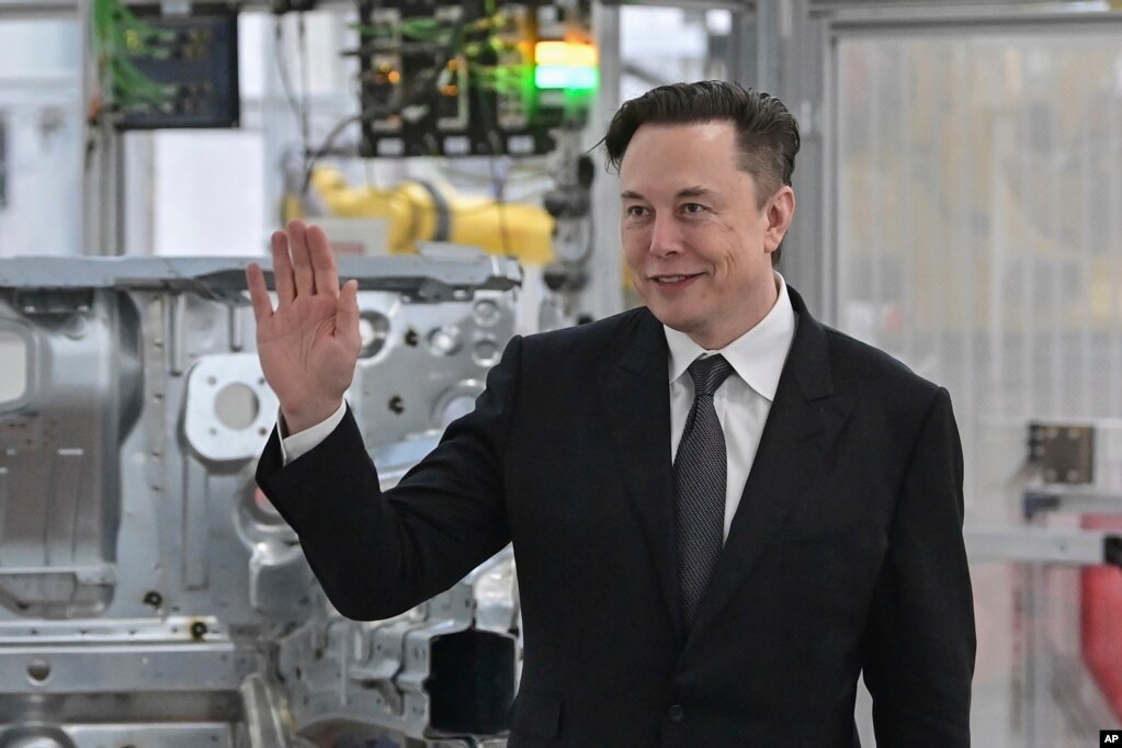 美国特斯拉和太空探索Space X的CEO埃隆·马斯克(Elon Musk)(photo:VOA)