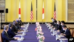 美国与日本2021年3月16日在东京举行外长及防长2加2会谈