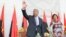 Tomada de posse de João Lourenço, Presidente de Angola. Ao seu lado a primeira-dama, Ana Dias Lourenço