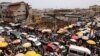 FILE - A general view of the Makola market, one of the country's largest trading centers in Accra, Ghana, March 26, 2022.