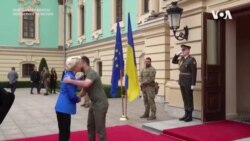 EU Chief Awarded by Ukraine’s Zelenskyy Upon Kyiv Arrival