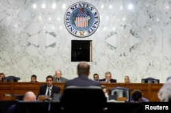 Twitter Inc.'s former security chief Peiter "Mudge" Zatko testifies before a Senate Judiciary Committee hearing to discuss allegations from his whistleblower complaint that the social media company misled regulators, on Capitol Hill in Washington, Sept. 13, 2022.
