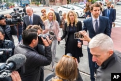Pendiri dan CEO Theranos, Elizabeth Holmes di San Jose, California, 18 November 2022. (Foto: AP)