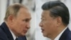 中國領導人習近平與俄羅斯總統普京在烏茲別克撒馬爾罕參加上海合作組織峰會期間舉行會晤。 （2022年9月15日）