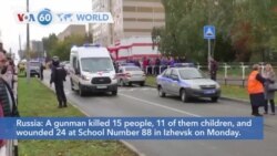 VOA60 World - Gunman Kills 15 in Russian School Shooting 