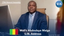 Mali’s Maiga Addresses 77th UNGA