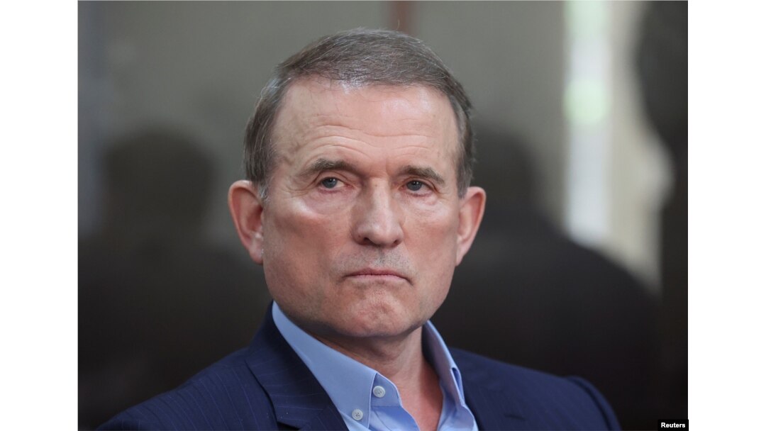 Viktor Medvedčuk na sudu, maj 2021.