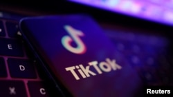 FILE: TikTok app logo is seen in this illustration taken August 22, 2022. 