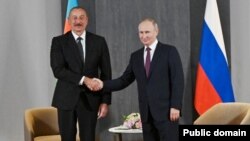 İlham Əliyev və Vladimir Putin (Foto president.az saytınındır)