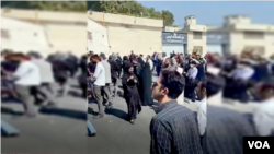 اعتراضات سراسری ایران، سال ۱۴۰۱، تجمع مقابل زندان اوین (آرشیو)