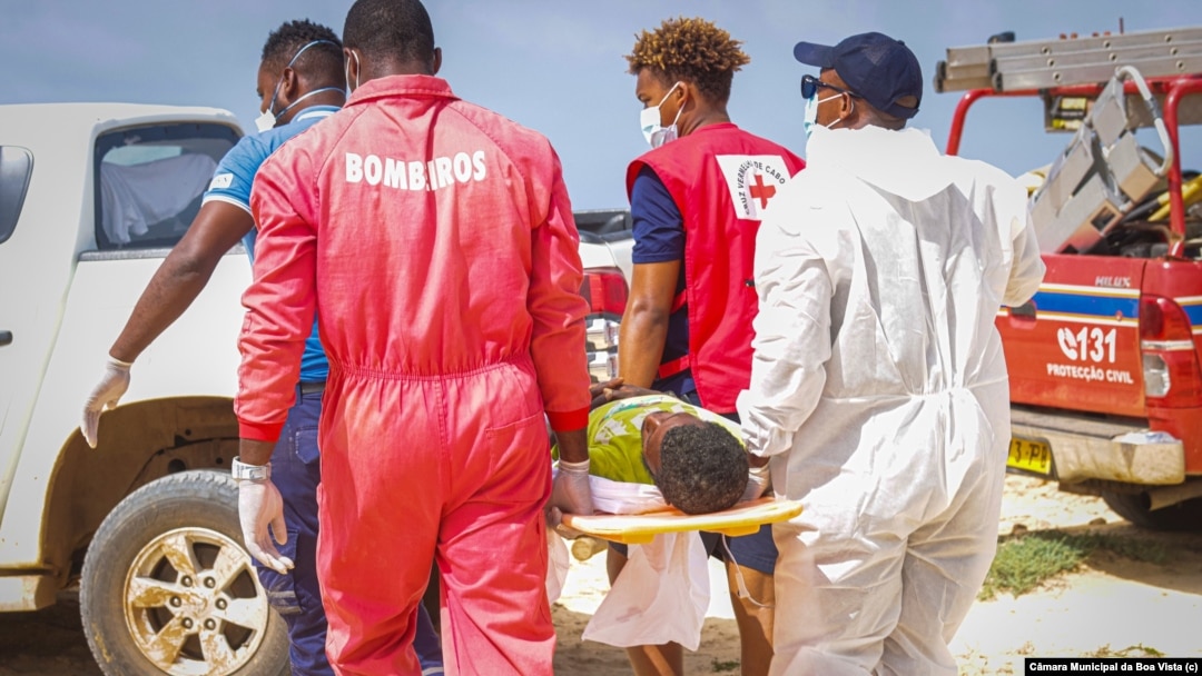 Operação de Resgate e Salvamento de migrantes na ilha da Boa Vista, Cabo Verde. 16 de setembro 2022