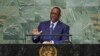 FILE: President of Senegal Macky Sall addresses the 77th session of the General Assembly at United Nations headquarters, Sept. 20, 2022.