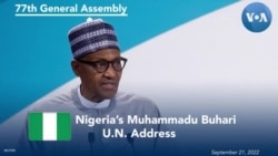 Nigeria Buhari Addresses 77th UNGA