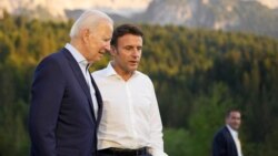 Emmanuel Macron à Washington pour la première visite d’État de Joe Biden