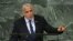 Le Premier ministre israélien Yaïr Lapid à la tribune de l'Assemblée générale des Nations unies le 22 septembre 2022.