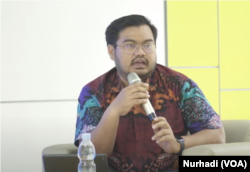 Peneliti Pusat Studi ENergi UGM, Ilham Akbar Msc. (VOA/Nurhadi)