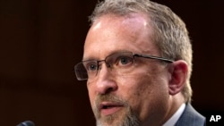 Twitter whistleblower Peiter Zatko testifies to a Senate Judiciary hearing examining data security at risk in Washington, Sept. 13, 2022.