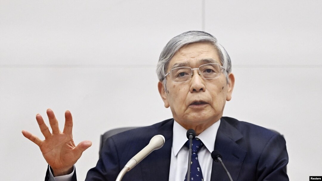 Gubernur Bank of Japan Haruhiko Kuroda dalam konferensi pers setelah Pertemuan Kebijakan Moneter di Tokyo, Jepang, 22 September 2022. (Kyodo/via REUTERS)