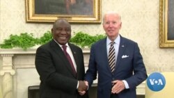 Biden Hosts South African President for First White House Visit 