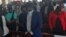 People attending a peace prayer meting in Bulawayo