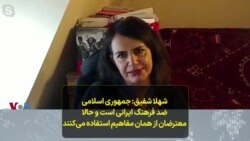شهلا شفیق: جمهوری اسلامی ضد فرهنگ ایرانی است و حالا معترضان از مفاهیم فرهنگی استفاده می‌کنند