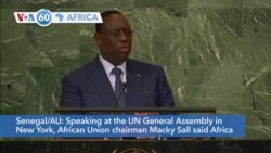 VOA60 Africa - Macky Sall: Africa “does not want to be the breeding ground of a new Cold War"