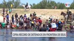 EEUU detiene migrantes en frontera en cantidad récord