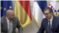 Nemački izaslanik za Zapadni Balkan Manuel Sarazin i predsednik Srbije Aleksandar Vučić (Instagram)