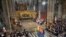 Upacara pemakaman Ratu Elizabeth II di Westminster Abbey di pusat kota London, 19 September 2022.